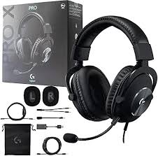 Logitech G PRO X Gaming Headset with Blue VO!CE | 50mm PRO-G Drivers | DTS Headphone 2.0 | Detachable Mic | USB DAC | PC Gaming Headset